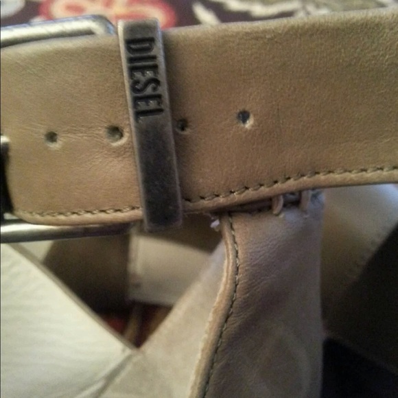 Diesel Brand Zoey Platform Wedge Sandals Sz 38 - Picture 5 of 6